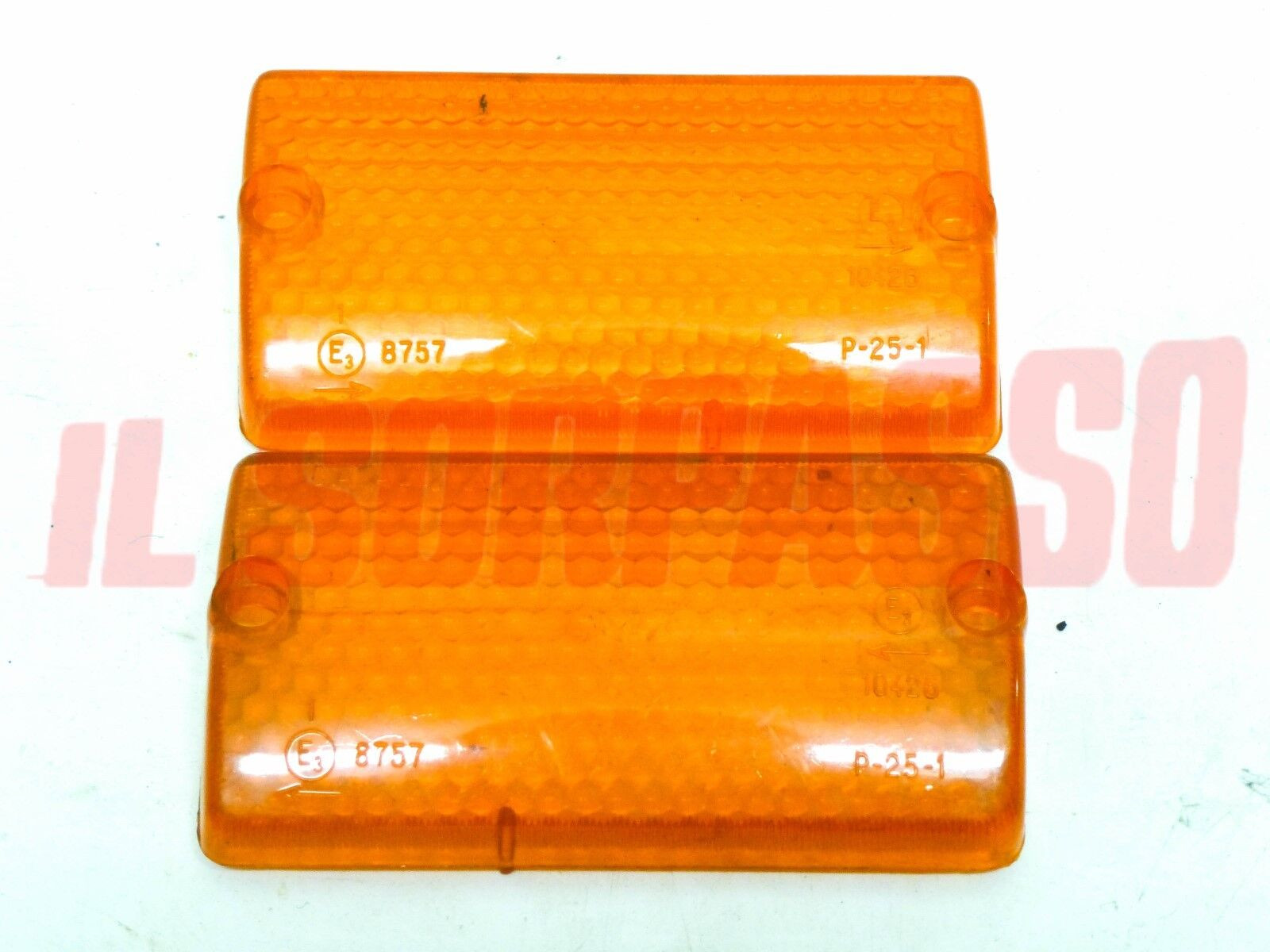 PLASTICHE FANALINI ANTERIORI ARANCIONI AUTOBIANCHI A112 1 2 3 ABARTH - CATALUX