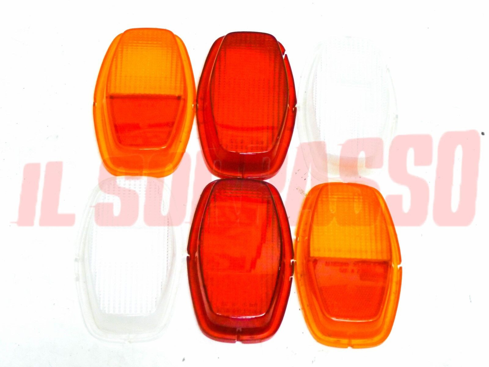 PLASTICHE FANALI POSTERIORI FIAT 128 3 P PORTE ORIGINALI ALTISSIMO