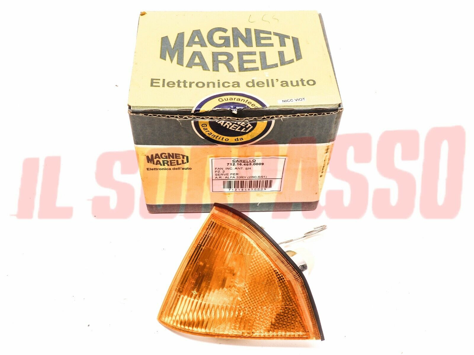 FANALE ANTERIORE SINISTRO ALFA ROMEO 33 ORIGINALE CARELLO