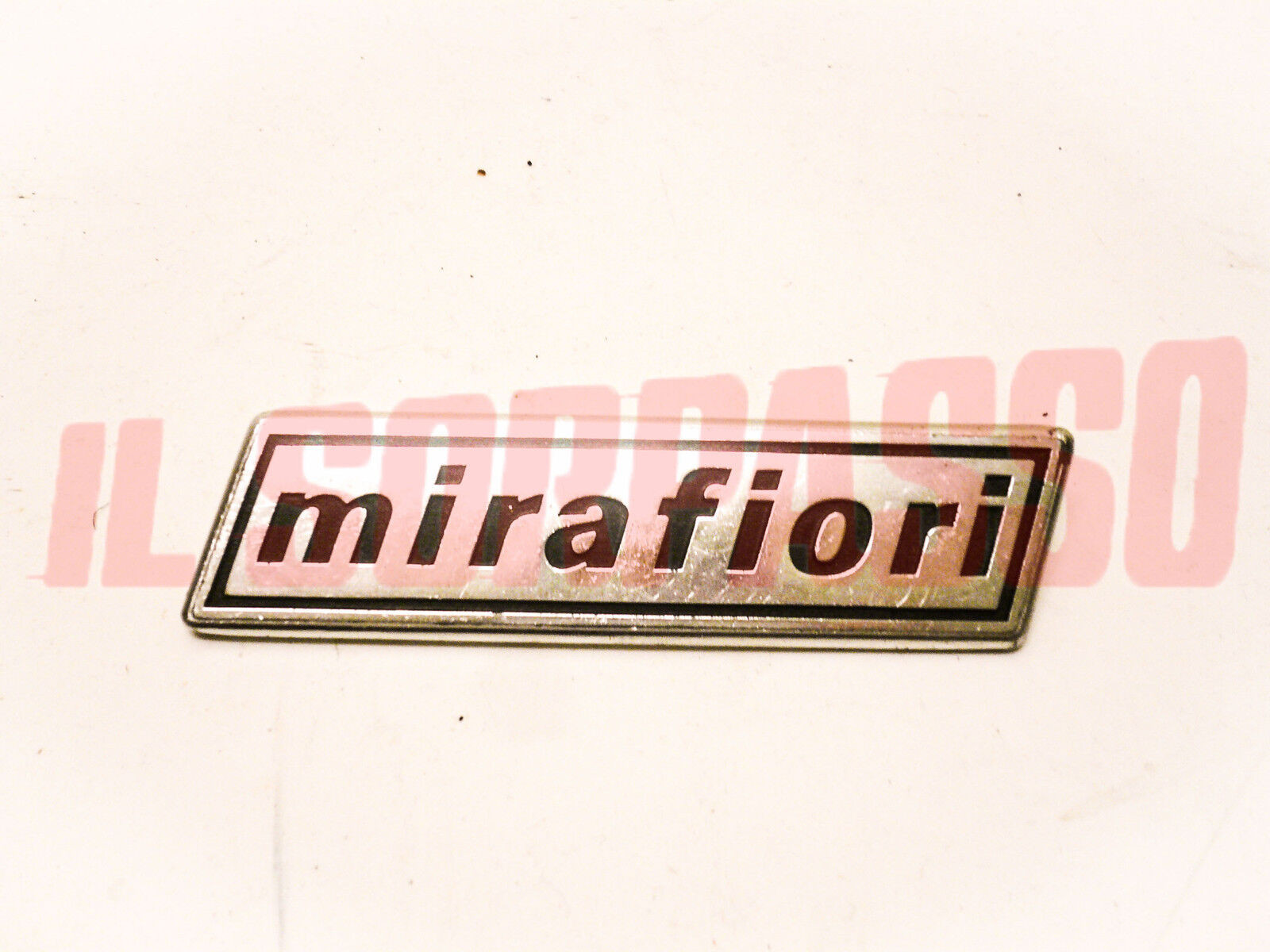 SCRITTA SIGLA MIRAFIORI PER FIAT 131 ALLUMINIO ORIGINALE