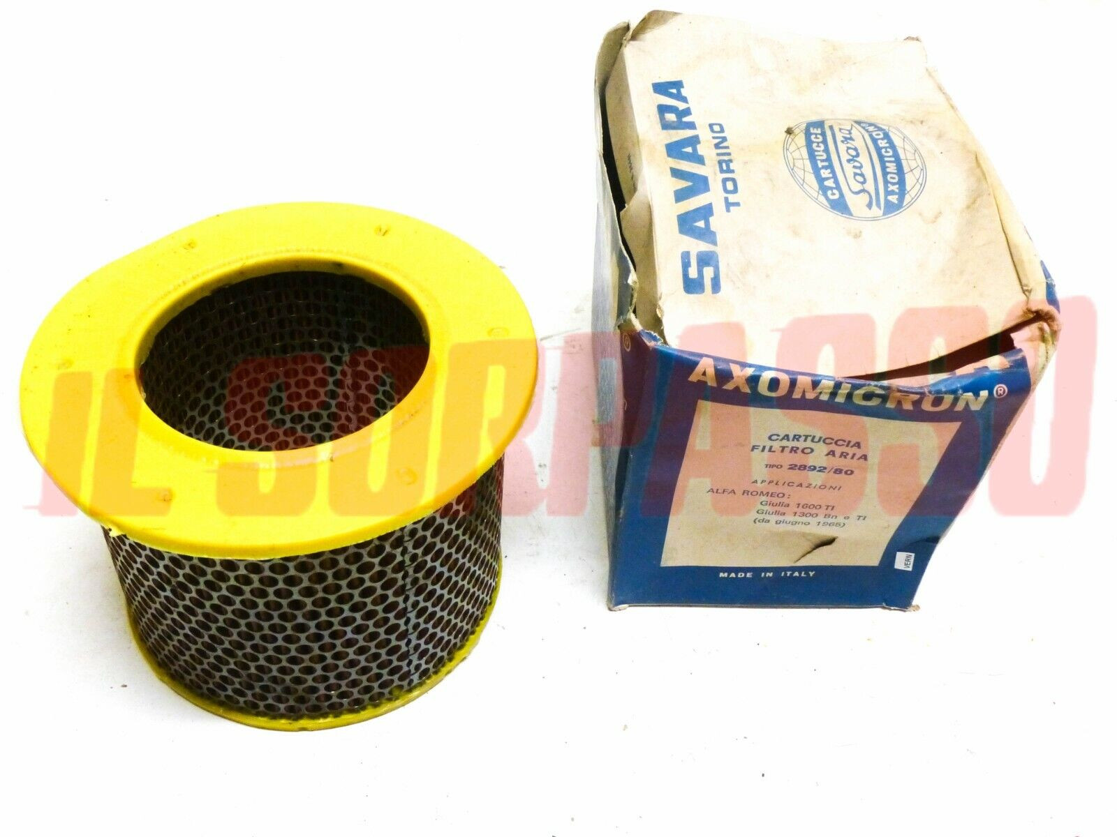 FILTRO ARIA ALFA ROMEO GIULIA 1300 + TI DA 06.65 - 1600 TI ORIGINALE SAVARA