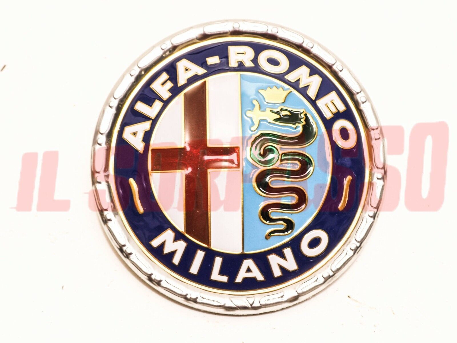 STEMMA MASCHERINA + COFANO ALFA ROMEO MILANO GIULIA GT DUETTO 1750 2000 BERLINA