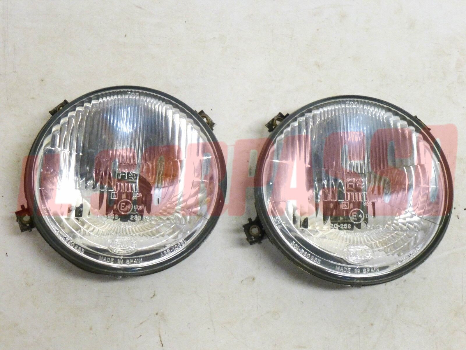 GRUPPI OTTICI FANALI FARI VOLKSWAGEN POLO 1 SERIE ORIGINALI HELLA