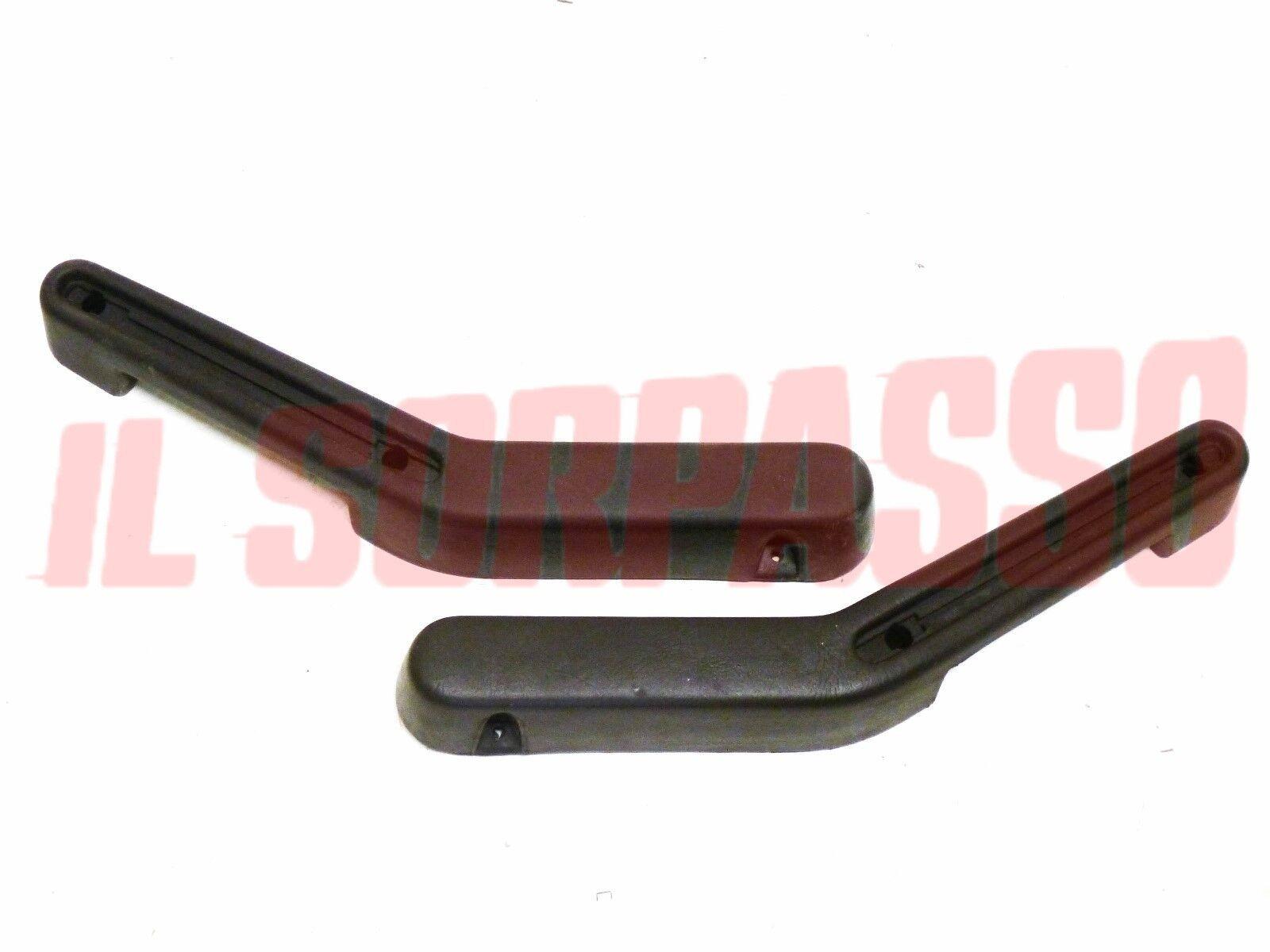 BRACCIOLI MANIGLIE TIRA PORTA POSTERIORI FIAT 131 ORIGINALI MARRONE CHIARO