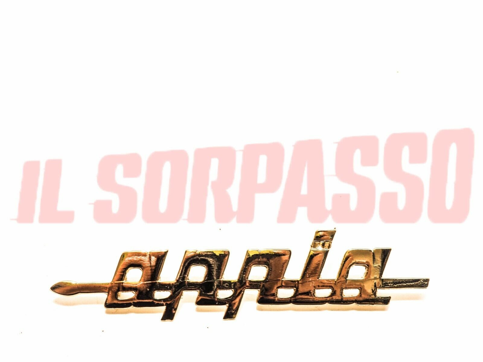 SCRITTA "APPIA" FANALE FANALINO LUCE TARGA LANCIA APPIA  2 SERIE COUPE - ZAGATO 