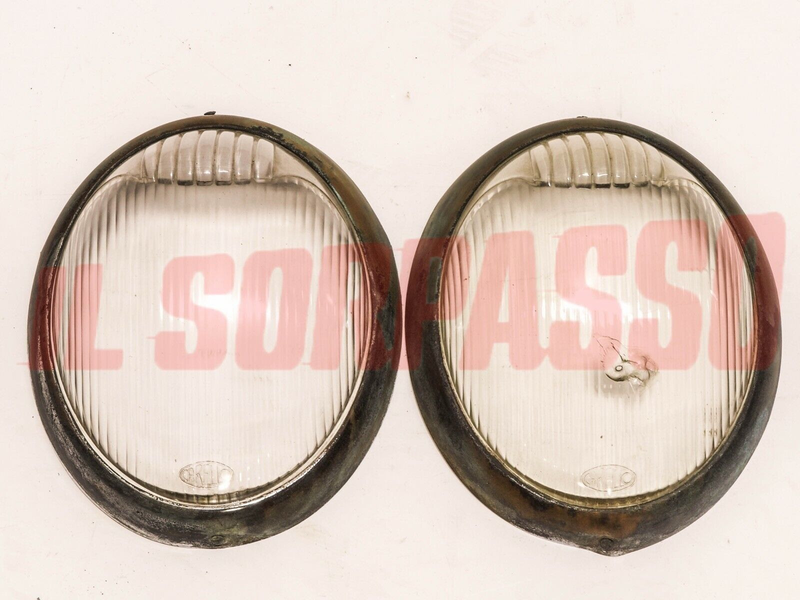 GRUPPI OTTICI FANALI FARI VETRI CORNICI CARELLO LANCIA AURELIA B10 B21 B22 B20