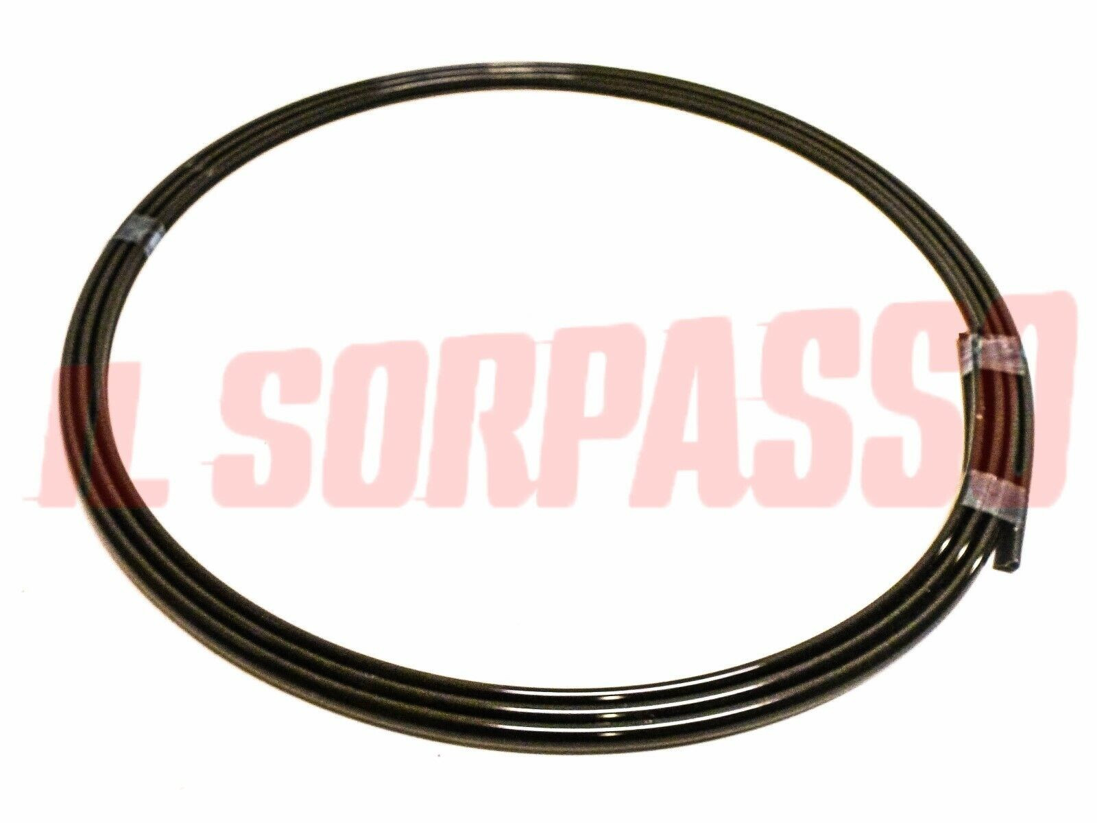 PROFILO BORDO TETTO GOCCIOLATOIO NERO AUTOBIANCHI A112 5 6 7 SERIE + ABARTH