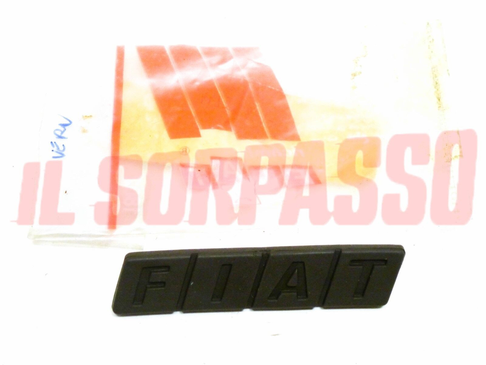 SCRITTA TAPPO COPERCHIO PULSANTE CLACSON  VOLANTE FIAT 131 ULTIMO TIPO ORIGINALE