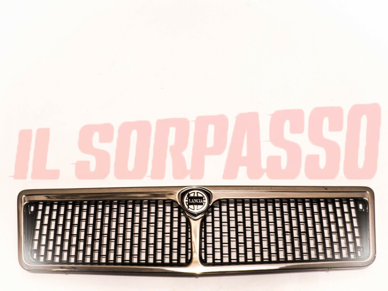 MASCHERINA GRIGLIA ANTERIORE CORNICE STEMMA LANCIA BETA RESTYLING TREVI 82353452