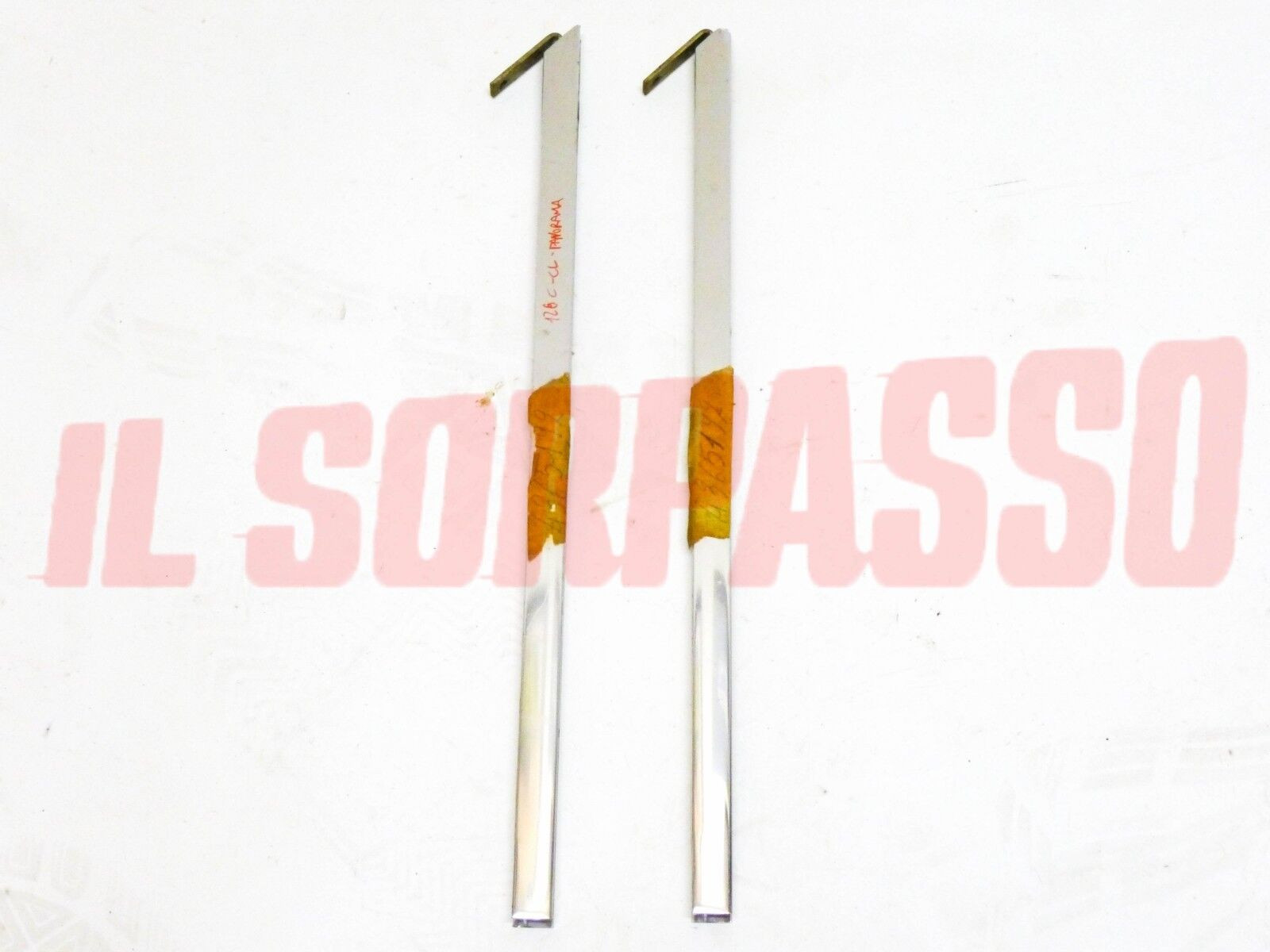 MONTANTI TELAI DEFLETTORI DESTRO + SINISTRO FIAT 128 BERLINA - RALLY ORIGINALI