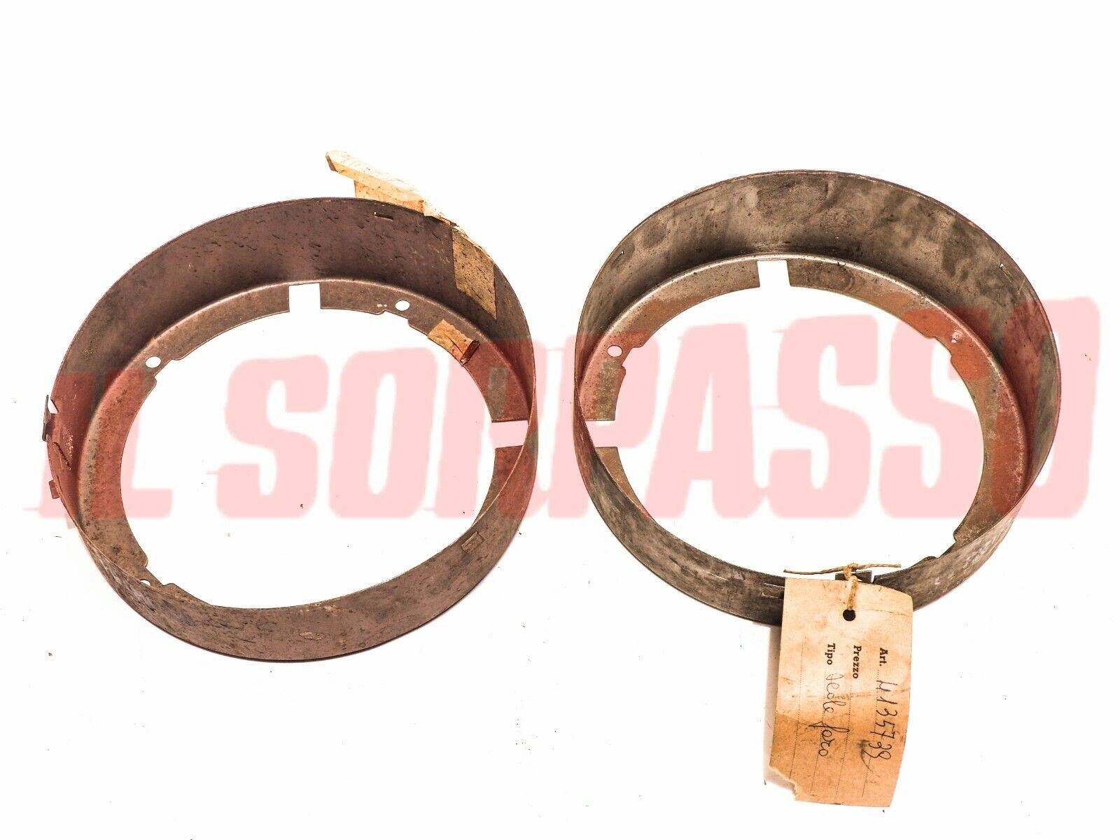 SEDE FARO DESTRA + SINISTRA PARAFANGO AUTOBIANCHI PRIMULA 65 C - COUPE - S