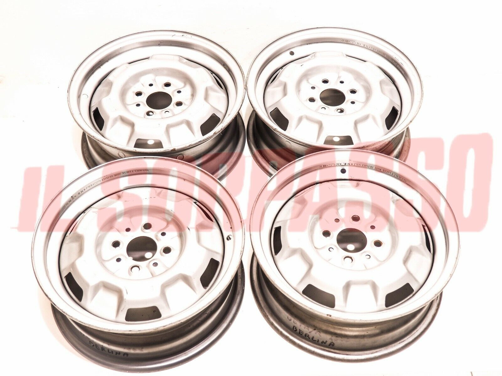  CERCHI RUOTA LANCIA BETA BERLINA RESTYLING 5.5X14 82370235 ORIGINALI