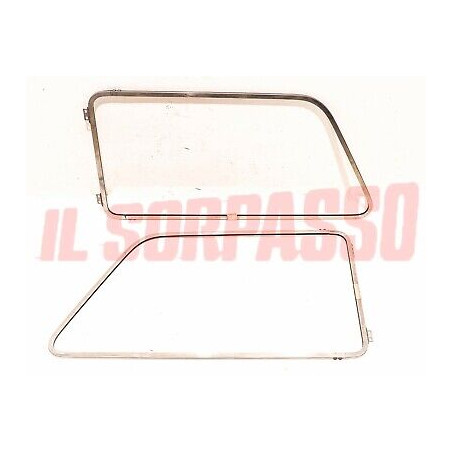 MODANATURE PROFILI VETRI LATERALI APRIBILI AUTOBIANCHI A112 + ABARTH ORIGINALI