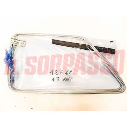PROFILI RASAVETRI RASCHIAVETRI IN ALLUMINIO 4 PORTE ANTERIORI FIAT 127 1 SERIE