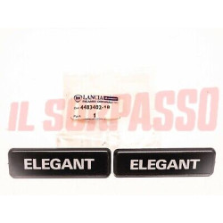 SCRITTE LATERALI PARAFANGO ANTERIORE AUTOBIANCHI A112 ELEGANT