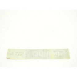 ADESIVO SCRITTA POSTERIORE AUTOBIANCHI A112 JUNIOR 5 SERIE ORIGINALE