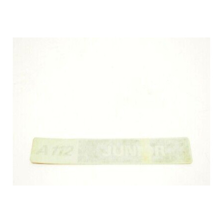 ADESIVO SCRITTA POSTERIORE AUTOBIANCHI A112 JUNIOR 5 SERIE ORIGINALE