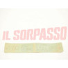 ADESIVO SCRITTA POSTERIORE AUTOBIANCHI A112 ELITE 5 SERIE ORIGINALE