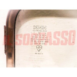 VETRO LATERALE APRIBILE DESTRO + CORNICE AUTOBIANCHI A112 1 2 3 4 S + ABARTH .