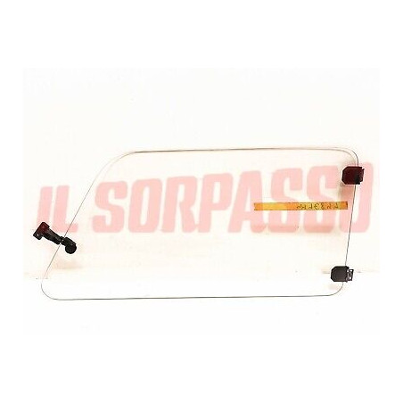 VETRO LATERALE APRIBILE DESTRO CON CERNIERE AUTOBIANCHI A112 5 6 7 S + ABARTH 