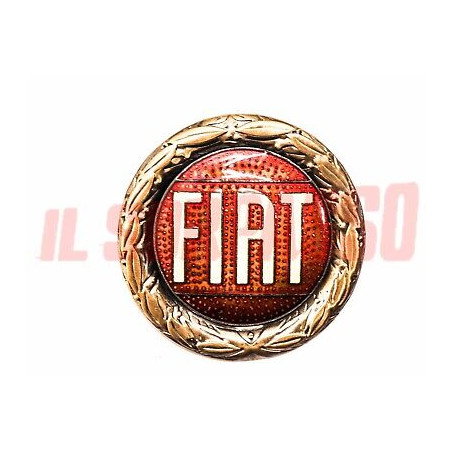  STEMMA FREGIO MASCHERINA FRONTALE + COFANO FIAT 124 COUPE + SPIDER