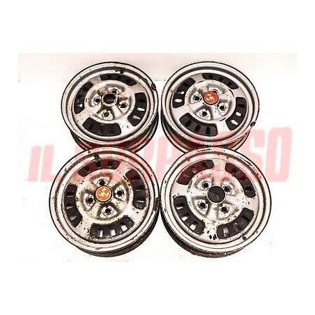 CERCHI RUOTA AUTOBIANCHI A112 + ABARTH 4 5 SERIE ORIGINALI