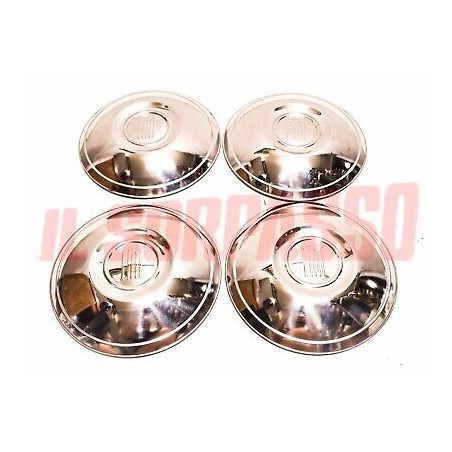 COPPE RUOTA BORCHIE CERCHI FIAT 600 D + MULTIPLA INOX