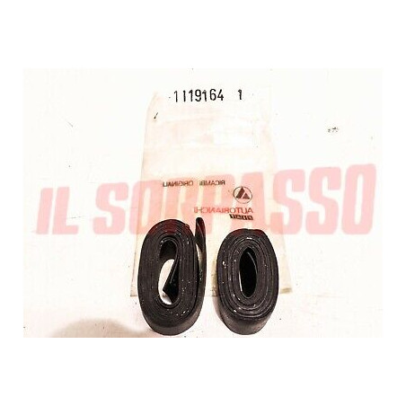 GUARNIZIONI TRA CORNICI E VETRI LATERALI APRIBILI AUTOBIANCHI A112 + ABARTH 