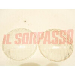 VETRI BOMBATI GRUPPI OTTICI FANALI FIAT BALILLA + FUORISERIE ORIGINALI LOGO FIAT