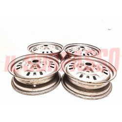 CERCHI RUOTA 4X13 AUTOBIANCHI A112 + ABARTH 4 5 SERIE ORIGINALI 