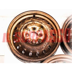  CERCHI RUOTA BORRANI FIAT 1100 103 FUORISERIE - TV - VIGNALE ORIGINALI