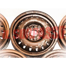  CERCHI RUOTA BORRANI FIAT 1100 103 FUORISERIE - TV - VIGNALE ORIGINALI