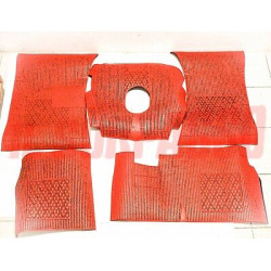 TAPPETI GOMMA INTERNI ROSSI ALFA ROMEO GIULIA BERLINA 