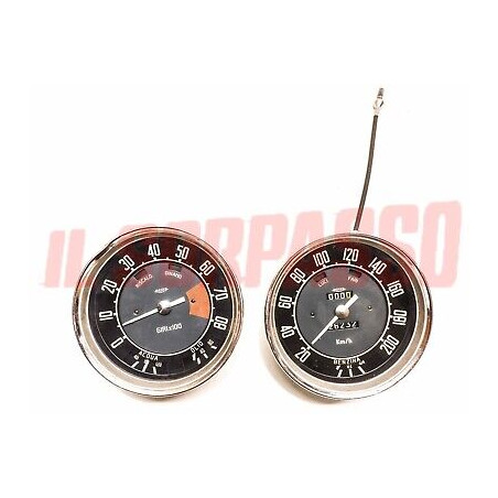 STRUMENTO CONTACHILOMETRI + CONTAGIRI CRUSCOTTO ALFA ROMEO GIULIA SUPER JAEGER