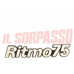 SCRITTA SIGLA POSTERIORE FIAT RITMO 75 ORIGINALE