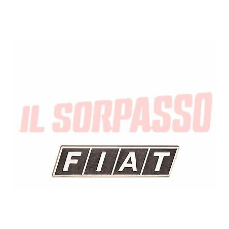 SCRITTA SIGLA ANTERIORE FRONTALE FIAT 500 R ORIGINALE
