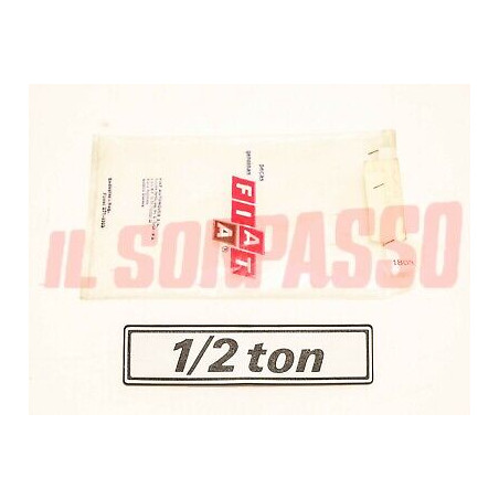 SCRITTA SIGLA POSTERIORE FIAT 127 PICK UP ORIGINALE 