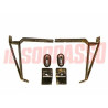STAFFE + SOFFIETTI PARAURTI ANTERIORE AUTOBIANCHI A112 + ABARTH 4 SERIE ORIGINAL