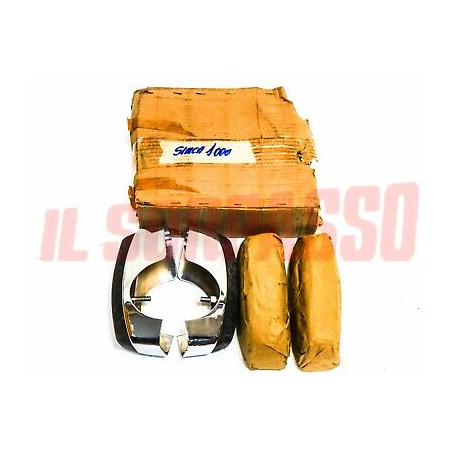 ROSTRI BORCHIE PARAURTI ANTERIORE + POSTERIORE SIMCA 1000 ORIGINALI