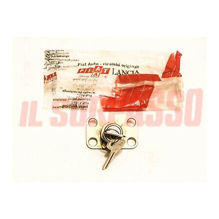 BLOCCHETTO PULSANTE CHIUSURA BAULE PORTELLONE COFANO FIAT 127 - A112 1 SERIE 