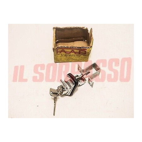 BLOCCHETTO PULSANTE SERRATURA CHIUSURA BAULE PORTELLONE COFANO FIAT 500 F 2S L R