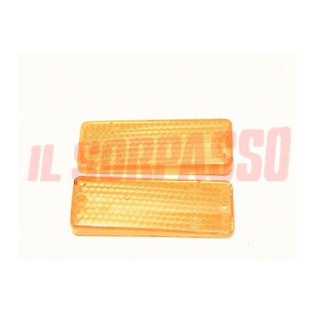 PLASTICHE FANALINI ANTERIORI FRECCE ARANCIO FIAT 124 850 SPORT COUPE 2 3 S LEART