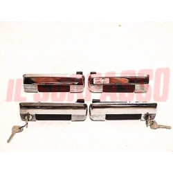 MANIGLIE PORTE ANTERIORI + POSTERIORI DESTRA SINISTRA FIAT 127 2 SERIE + L 