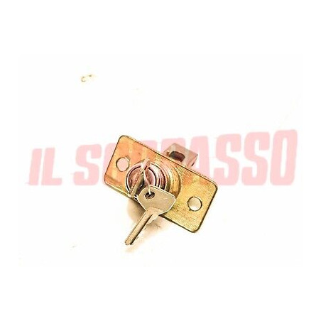 SERRATURA PULSANTE BAULE COFANO POSTERIORE FIAT 124 FAMILIARE 128 FAMILIARE