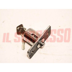 BLOCCHETTO PULSANTE COFANO POSTERIORE FIAT 1100 103 H SPECIAL D ORIGINALE