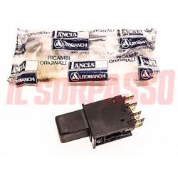 INTERRUTTORE SU PLANCIA CRUSCOTTO LANCIA DELTA 1 S ORIGINALE MARRONE .