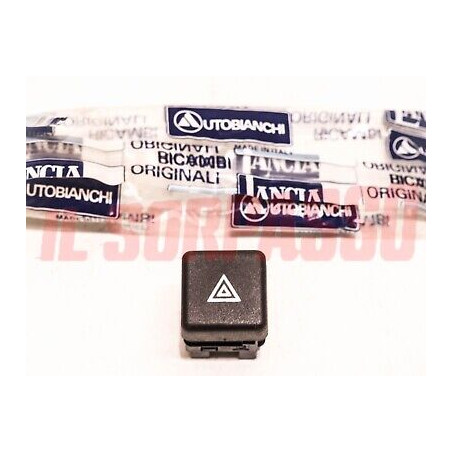 INTERRUTTORE 4 FRECCE SU PLANCIA CRUSCOTTO LANCIA PRISMA ORIGINALE MARRONE