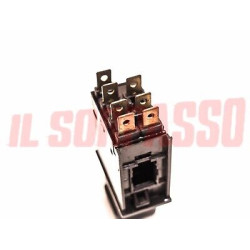INTERRUTTORE 7 CONTATTI SU PLANCIA CRUSCOTTO LANCIA DELTA 1 S ORIGINALE NERO