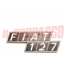 SCRITTA SIGLA COFANO POSTERIORE FIAT 127 IN PLASTICA ORIGINALE