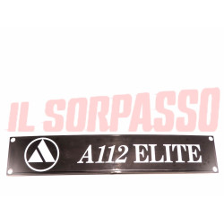 SCRITTA SIGLA SU CATARIFRANGENTE POSTERIORE AUTOBIANCHI A112 ELITE 6 7 SERIE